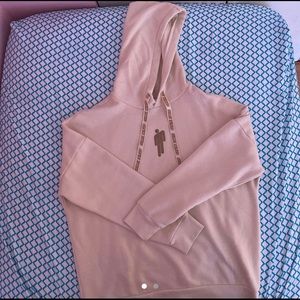 Billie Eilish oversized beige hoodie